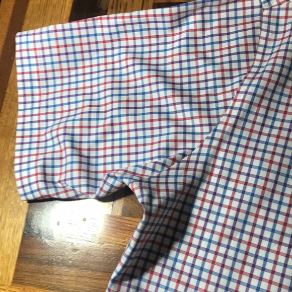 Peter Millar XL Checkered short sleeve shirt EUC - Picture 5 of 6